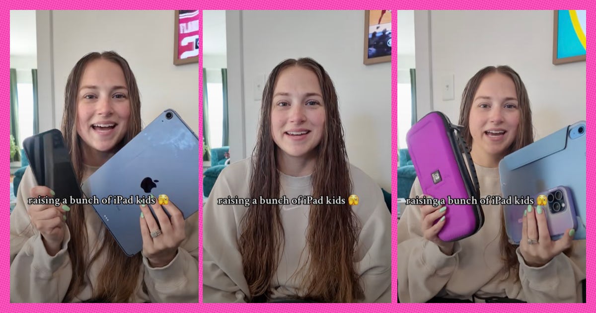 A Mom Is Under Fire For Sharing Her "iPad Family's" Devices On TikTok
