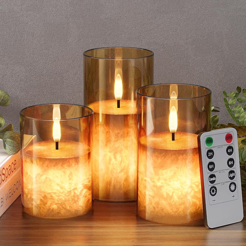 VIODAIM Flameless Candles (3-Pieces)