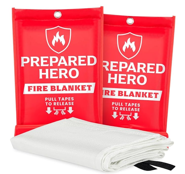 Prepared Hero Emergency Fire Blanket (2-Pack)