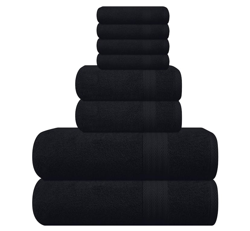 GLAMBURG Ultra Soft Towel Set (8-Pieces)