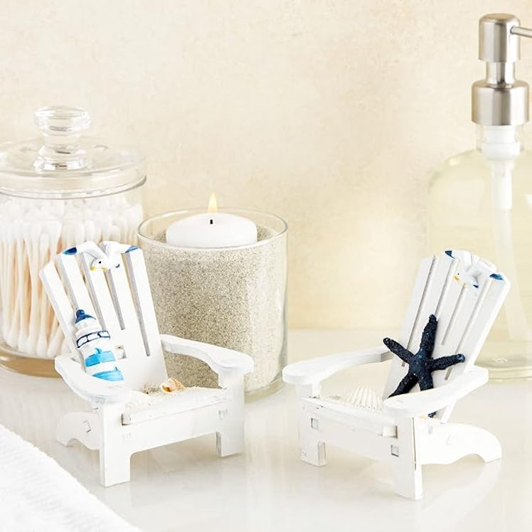 Juvale Mini Beach Chair Figurine (4-pack)