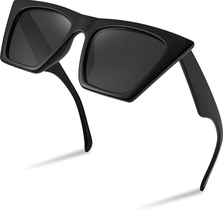 FEISEDY Square Cat Eye Sunglasses