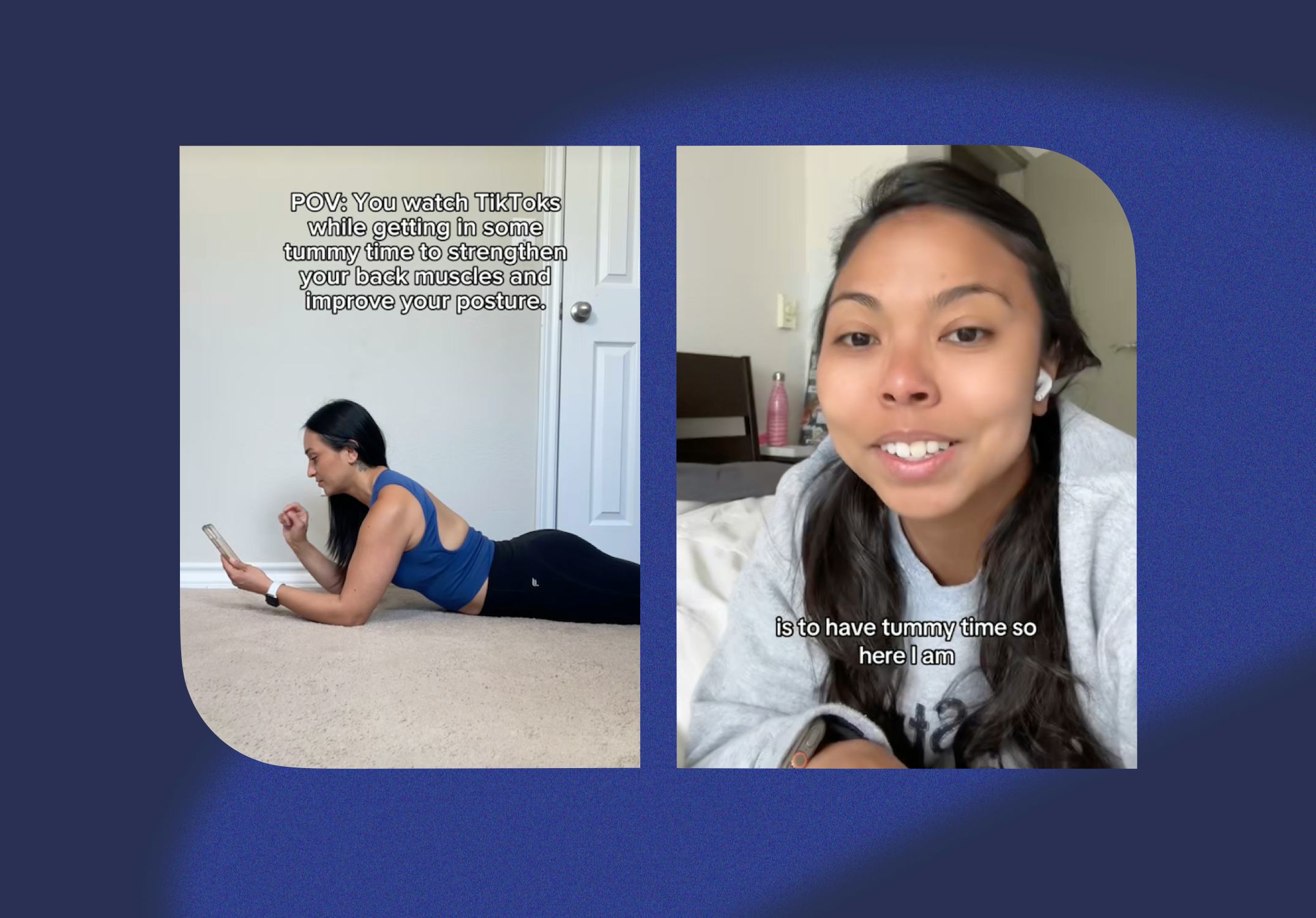 Tummy time can fix your tech neck.