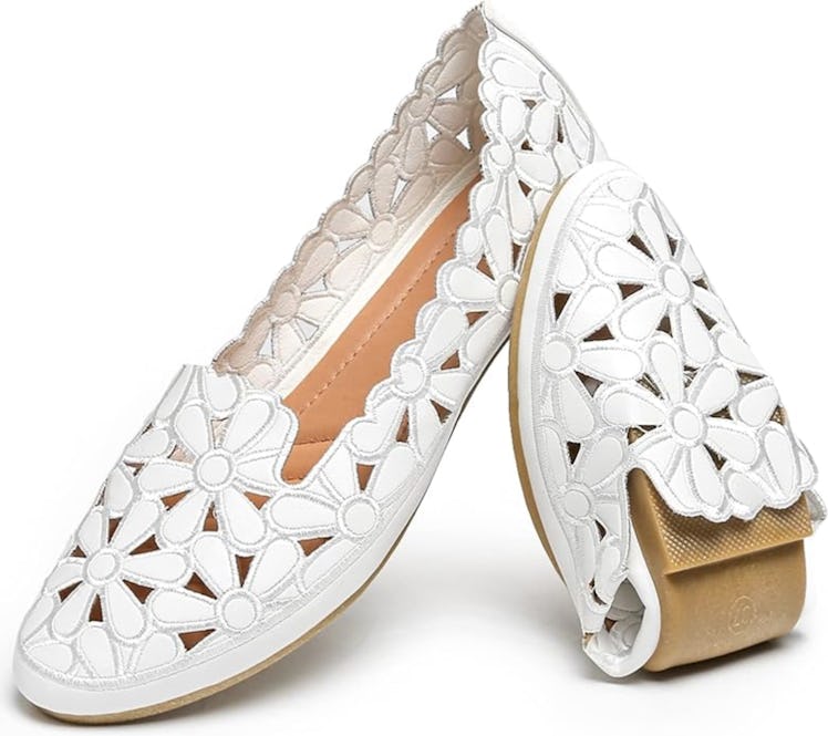 HEAWISH Floral Ballet Flats