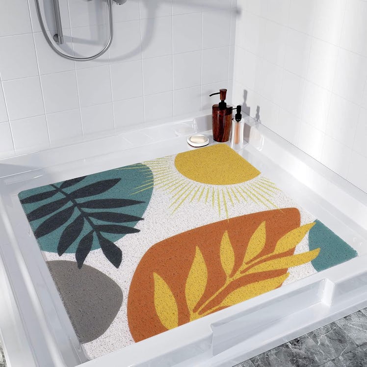 Topotdor Loofah Shower Mat