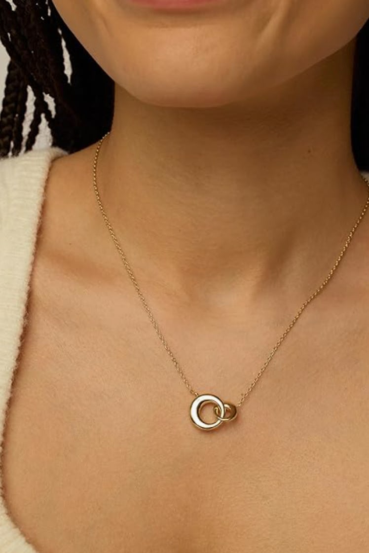 PAVOI Interlock Pendant Necklace
