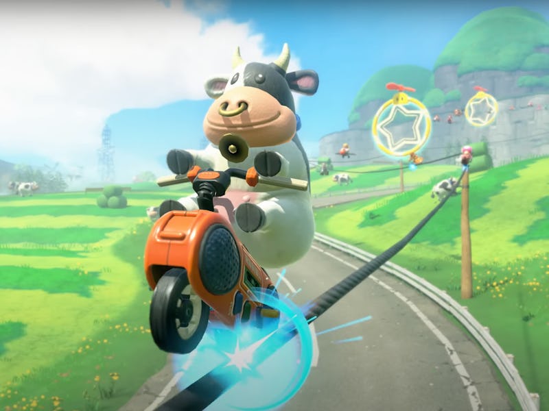 Mario Kart World's newest character, Cow