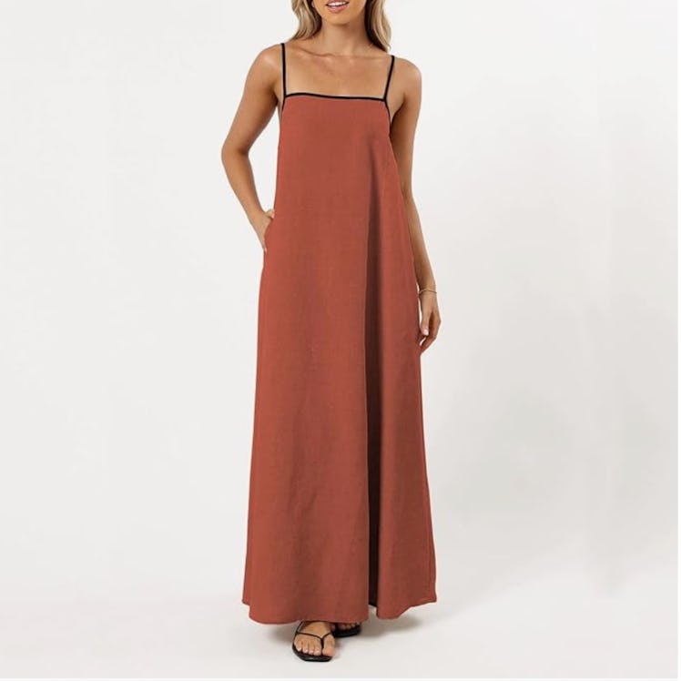 Senllen Linen Summer Dress