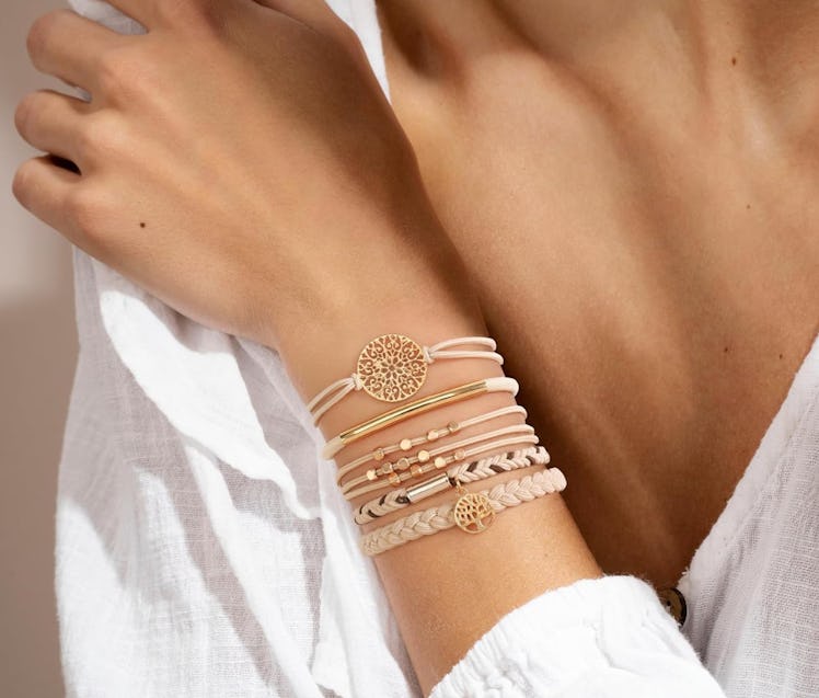 SYGY Boho Hair Tie Bracelets (10-Pieces)