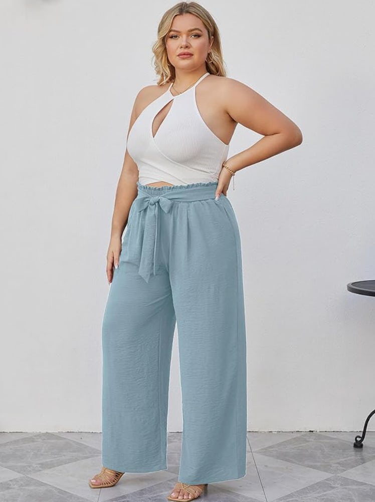 AusLook Wide Leg Palazzo Pants