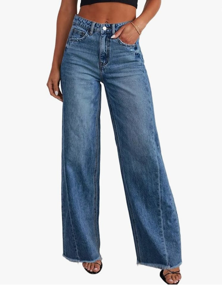 Sidefeel Strechy Wide Leg Jeans