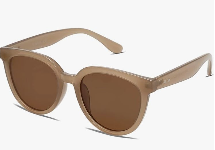 SOJOS Cat Eye Round Sunglasses 