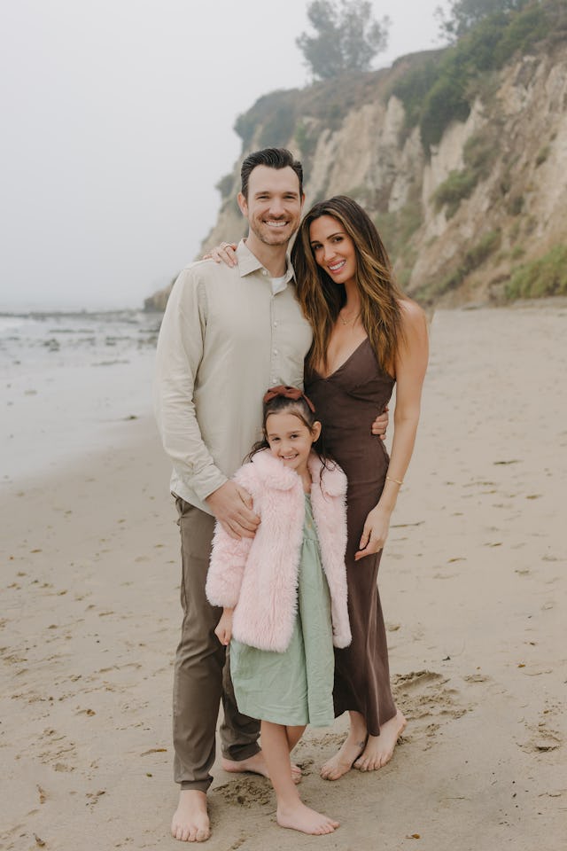 Angel Carter Conrad, her husband Corey, and their daughter Harper