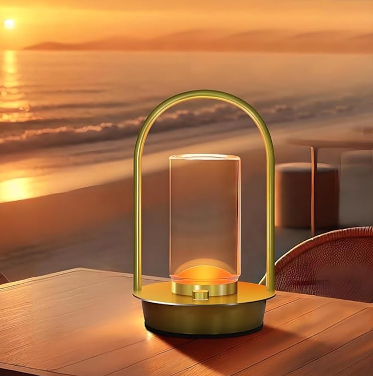 AOTEAM Portable Metal Table Lamp