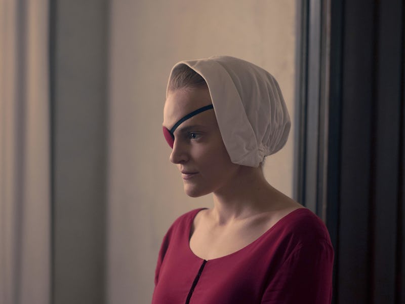 Madeleine Brewer in The Handmaid's Tale