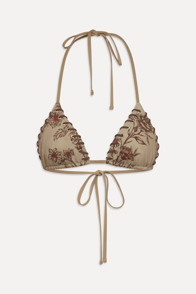 Frankies Bikinis x Bella Hadid Nick Triangle Bikini Top