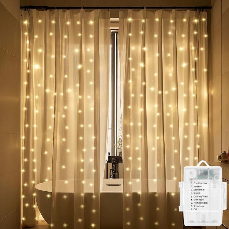 Solhice Fairy Lights for Shower Curtain