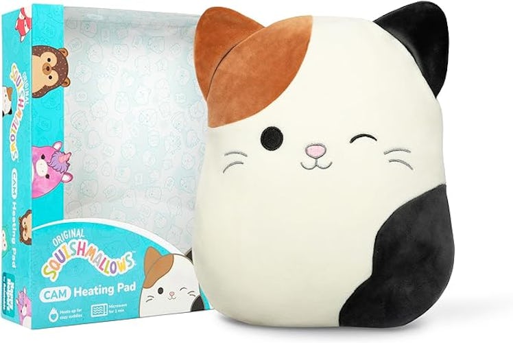 Squishmallows Cam The Cat Microwavable Heating Pad
