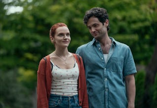 Bronte and Joe in the You finale. Photo via Netflix