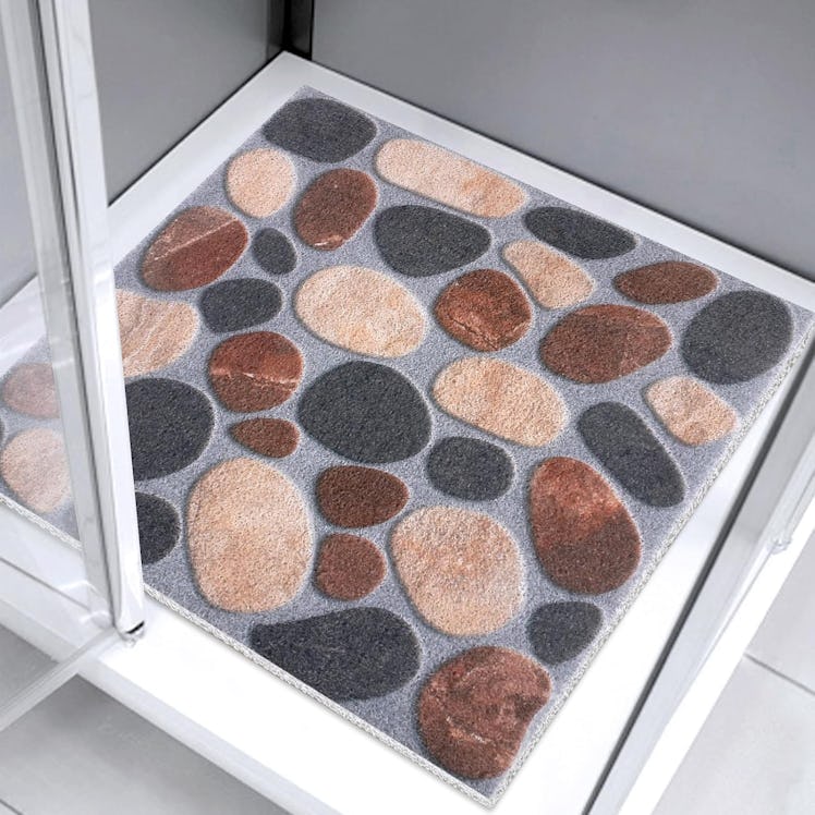 EIVINJE Loofah Shower Bath Mat