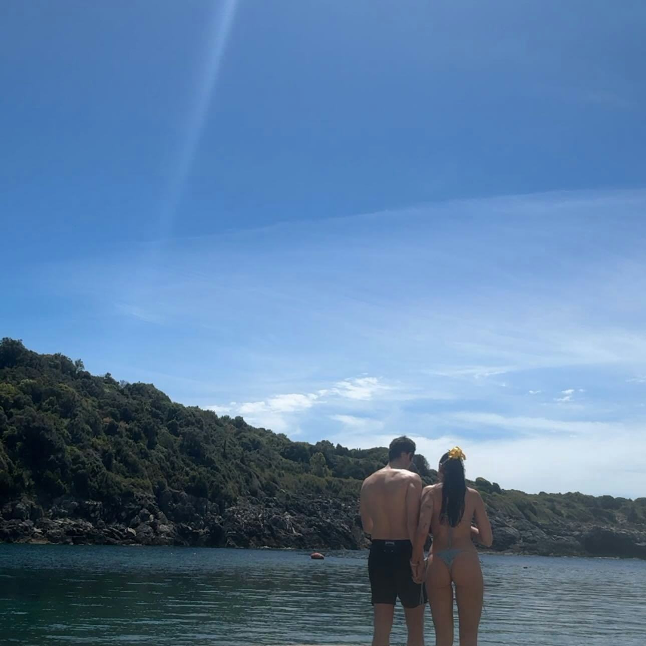 Dua Lipa wore multiple bikinis on her vacation with boyfriend Callum Turner.