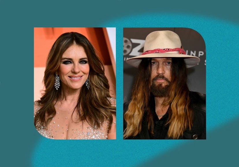 Elizabeth Hurley hinted at Billy Ray Cyrus relationship before they went public.