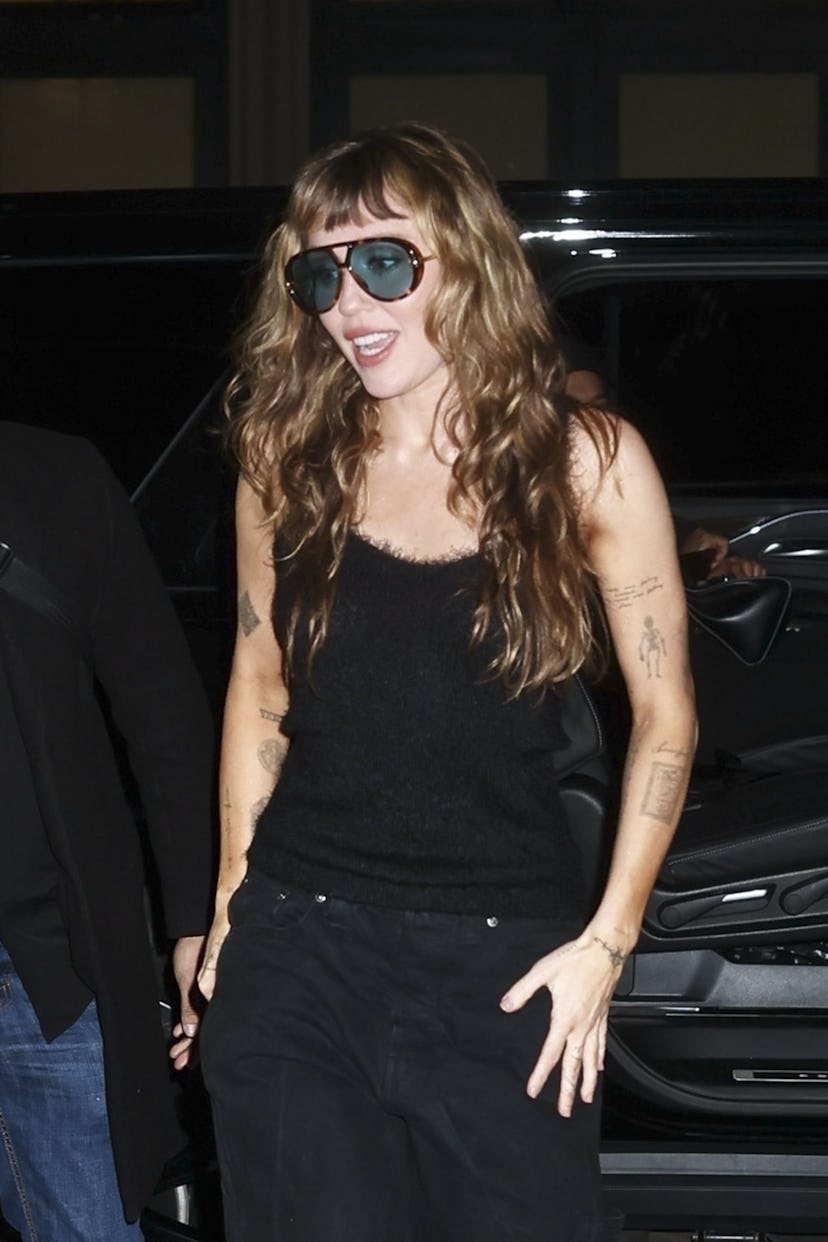 Miley Cyrus in New York City, April 21, 2025.