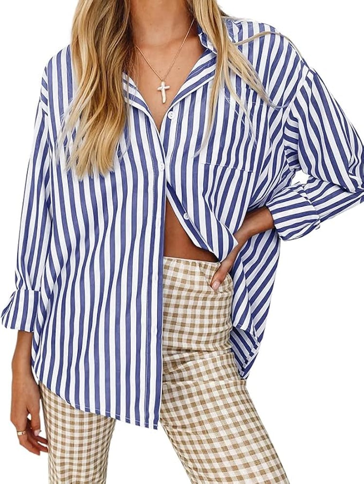  thefabland Oversized Button-Up Shirt