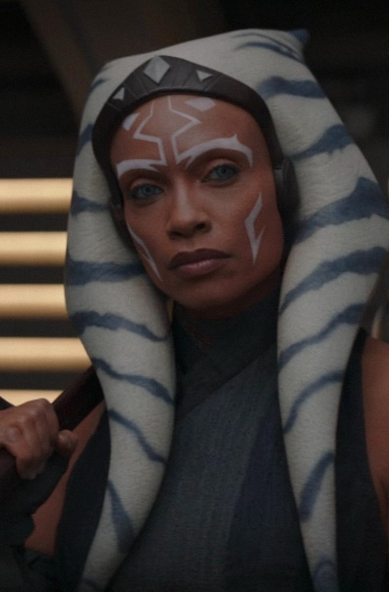 Rosario Dawson as Ahsoka Tano in Ahsoka
