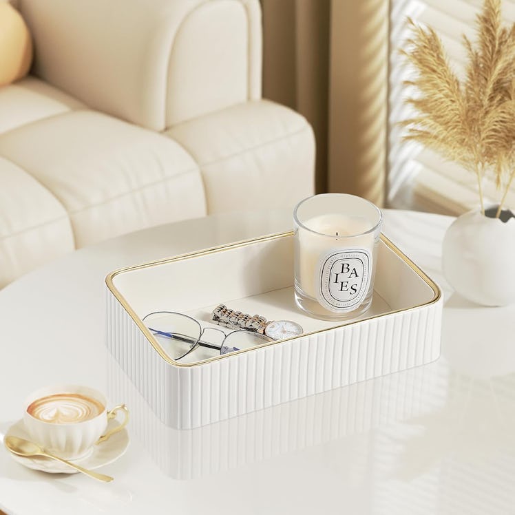 MEIBOOCH Leather Organizer Tray