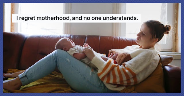 She posted an honest description of her feelings and life in the /Parenting subreddit.