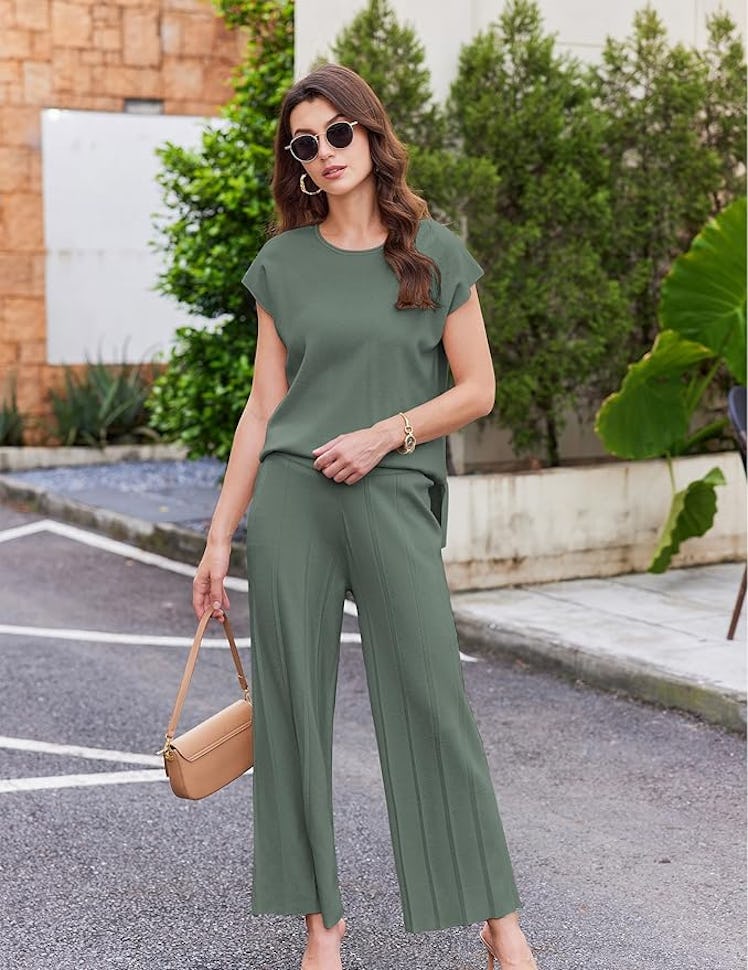 Ekouaer Knit Lounge Set