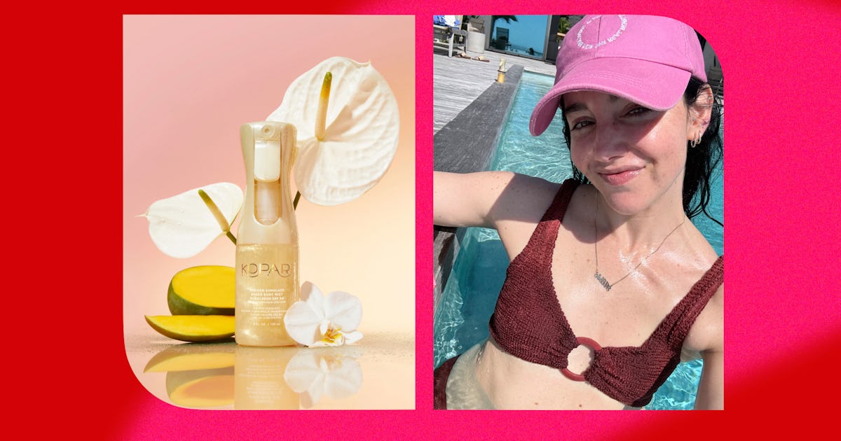 Kopari's Golden Sunglaze Body Mist Sunscreen Makes SPF Sexy