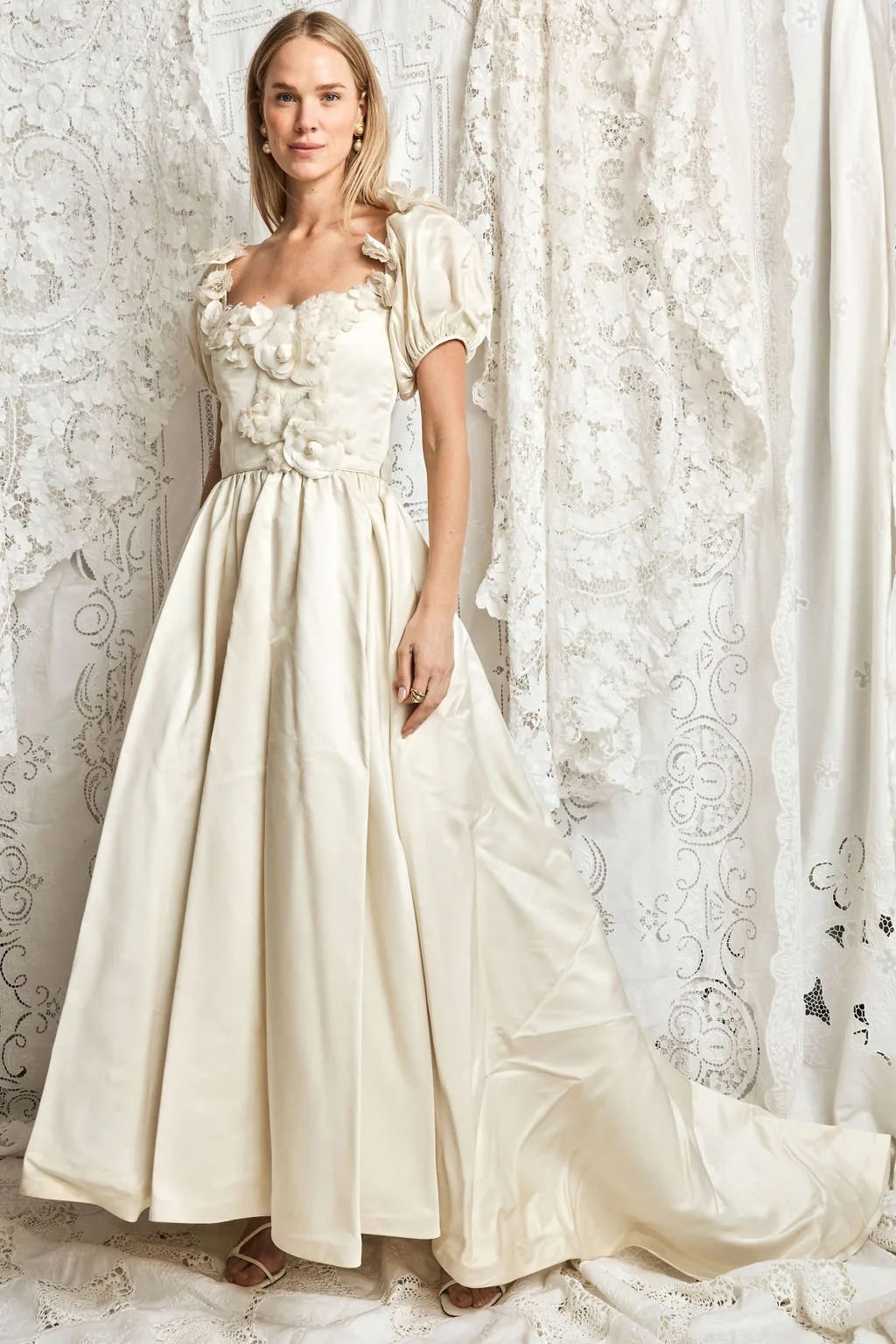 one shoulder dress yellow One Shoulder Yellow Satin Long Prom with High Slit, One Shoulder Yello —  Bridelily