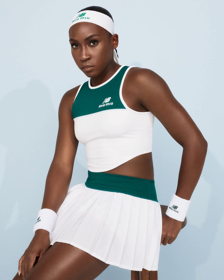 coco gauff miu miu x yeni denge