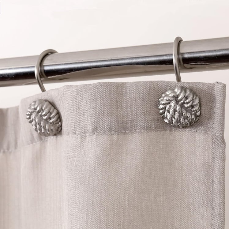 Popkozzi Decorative Shower Curtain Hooks (12-Pack)