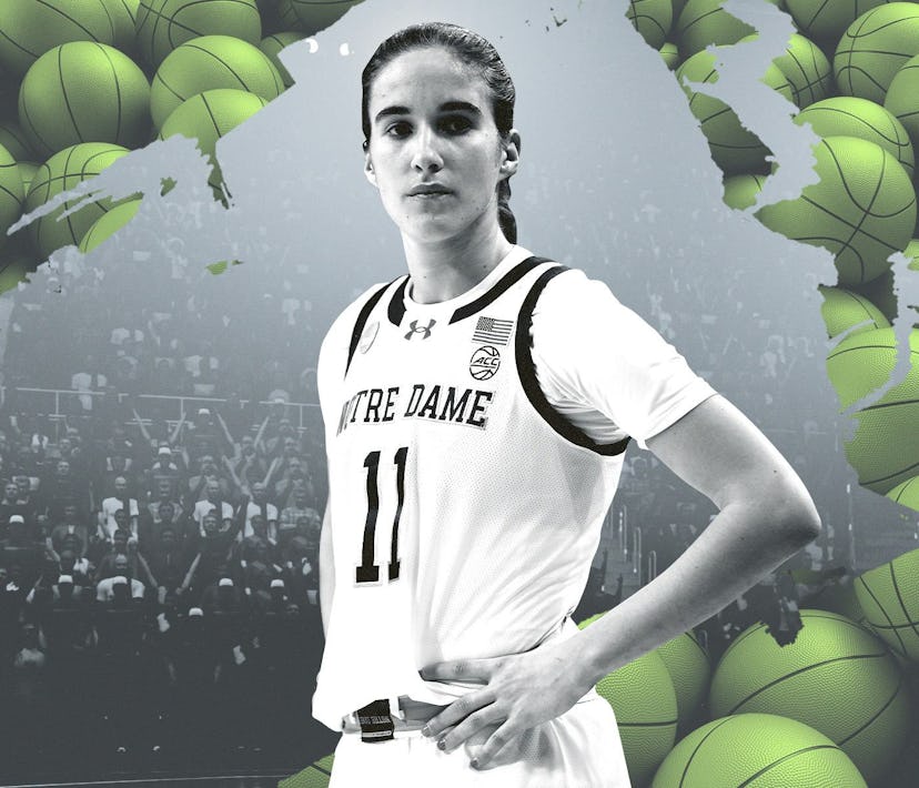 Sonia Citron in her Notre Dame uniform.