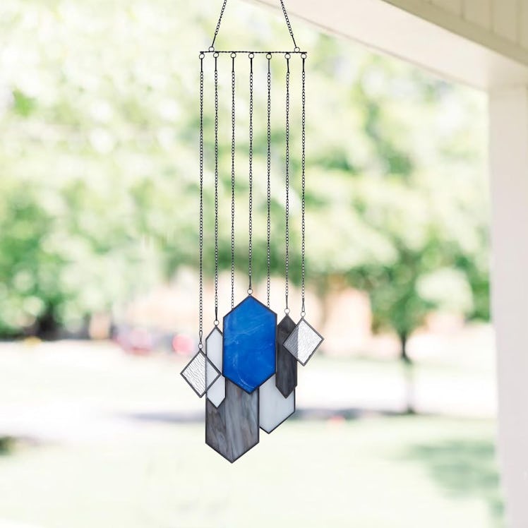 Rswardeleco Stained Glass Wind Chime