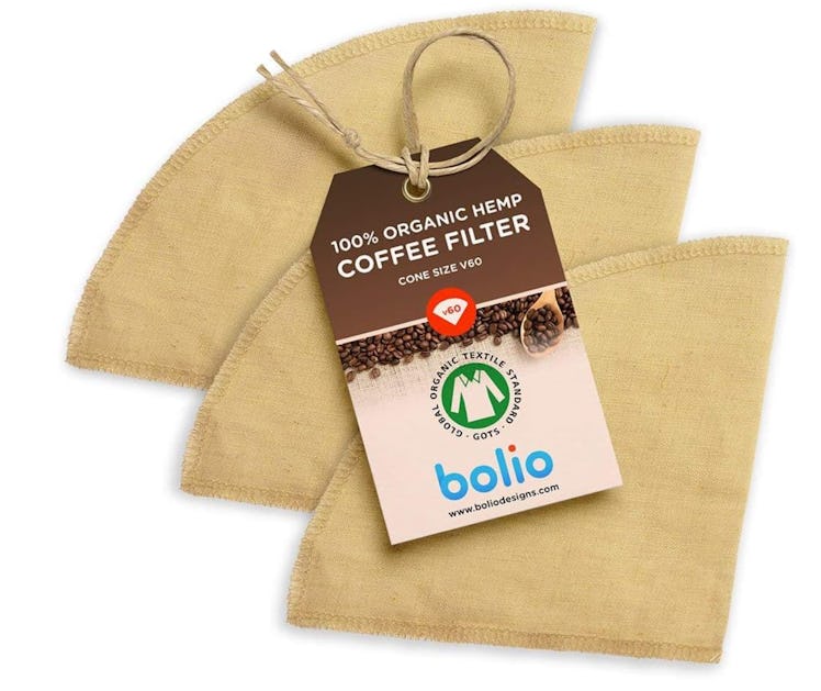 Bolio Hemp Reusable Coffee Filter (3-Pack)