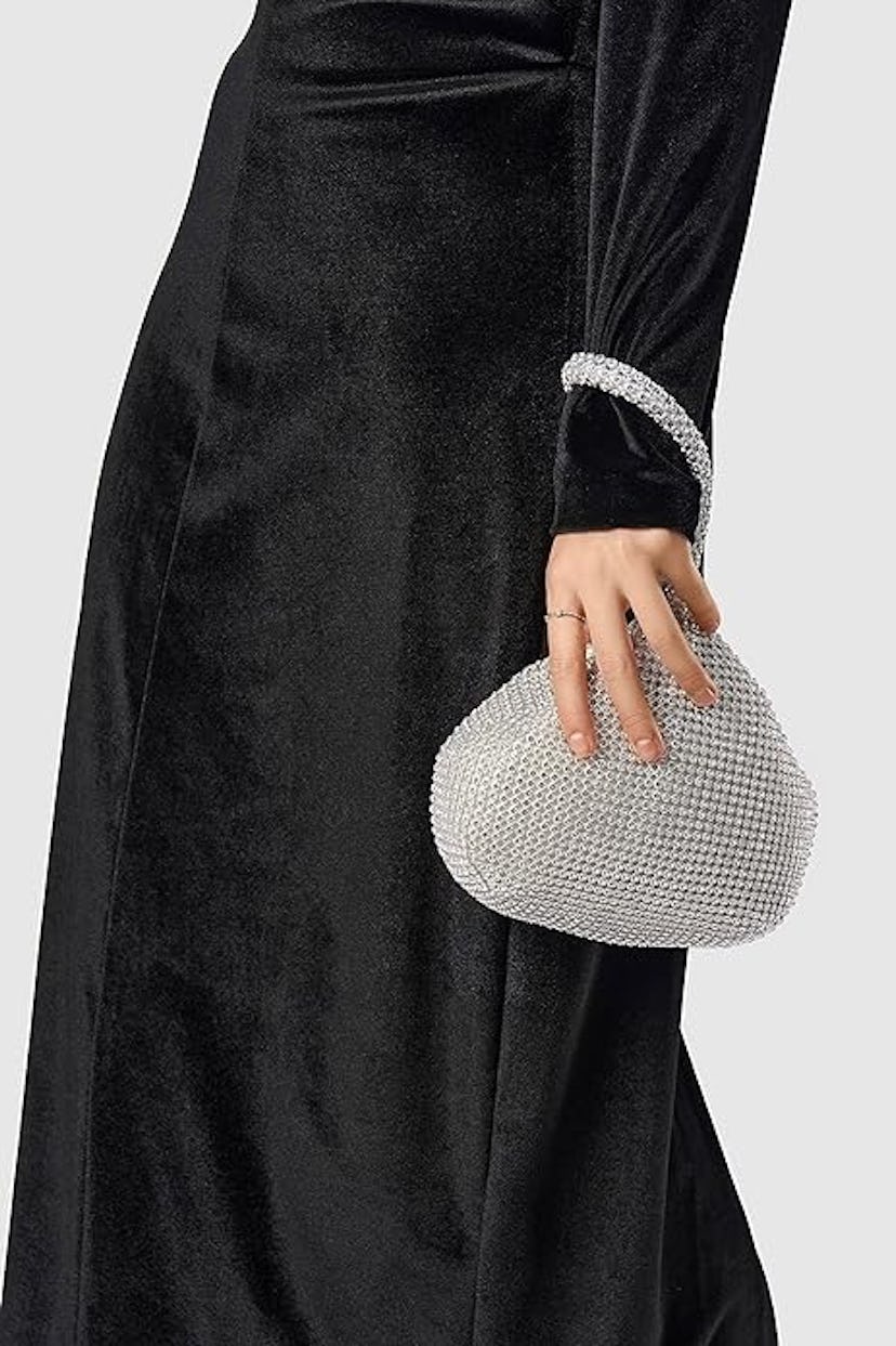 BABEYOND Rhinestone Clutch