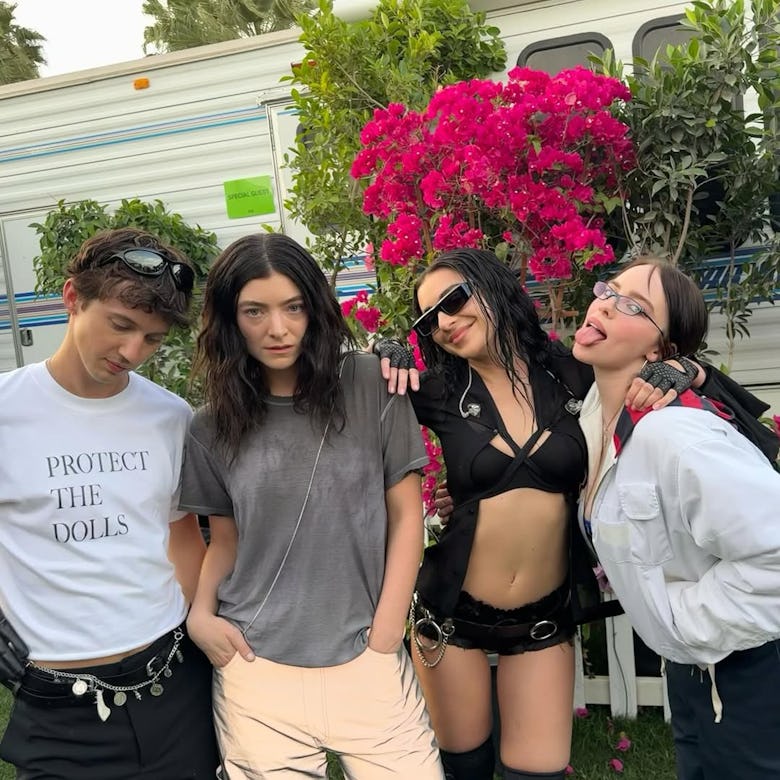 'Protect The Dolls': All the Celebs Who Have Worn the Viral T-Shirt 3 charlichella billieeilishchella lordechella