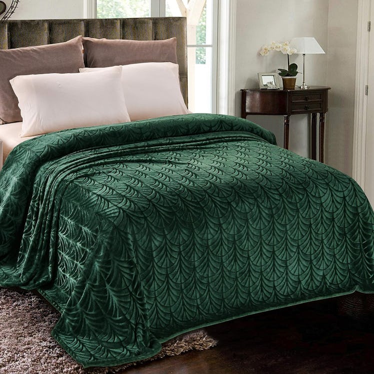 Whale Flotilla Velvet Blanket