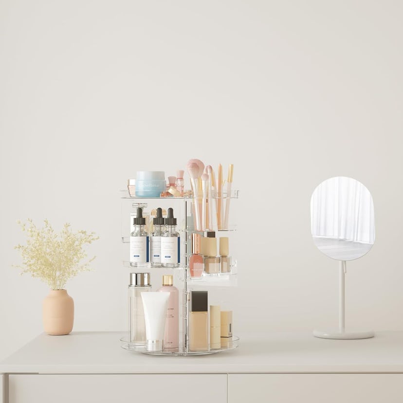 Jiavarry Rotating Makeup Organizer