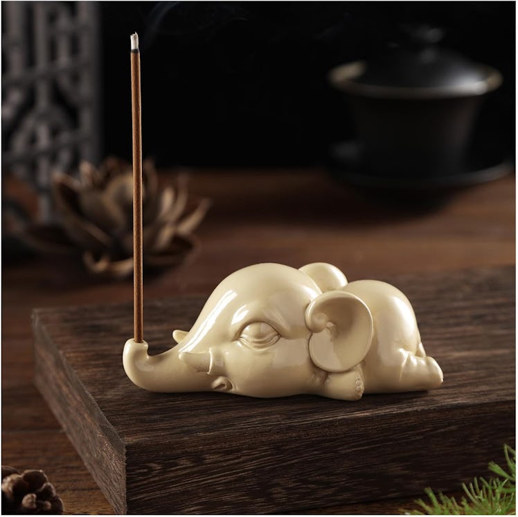 Cacukap Cute Elephant Incense Burner