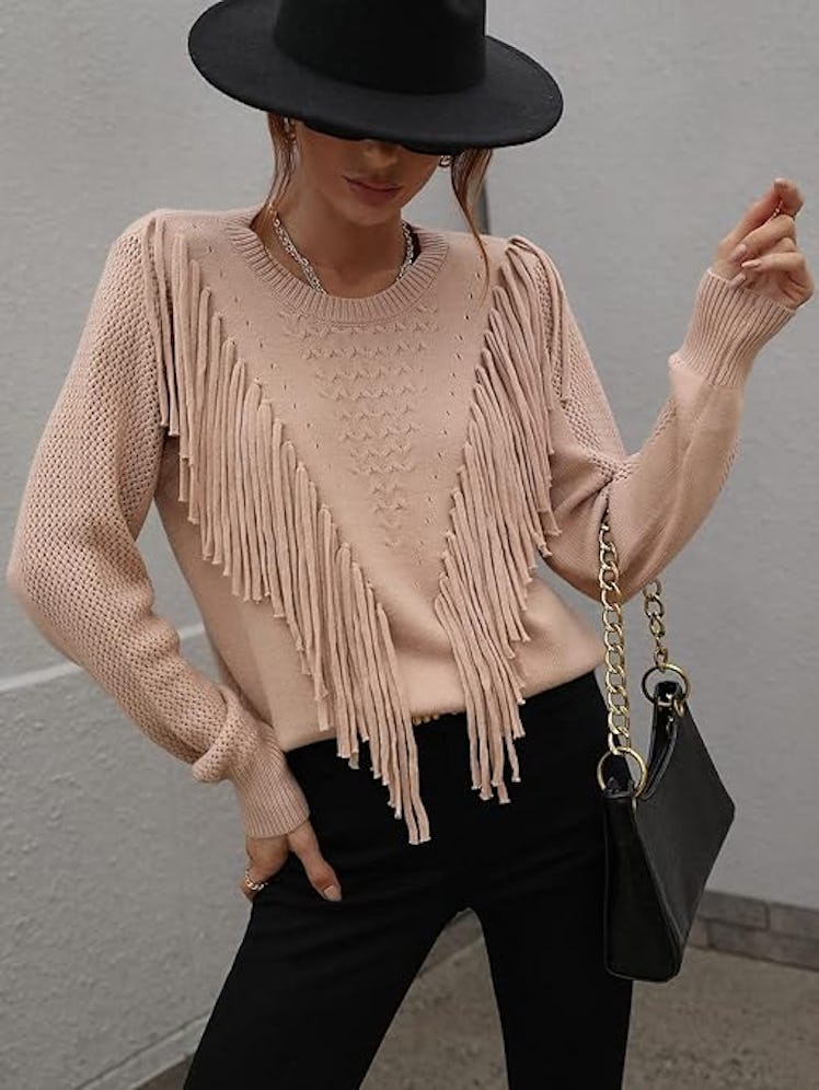chouyatou Tassel Pullover