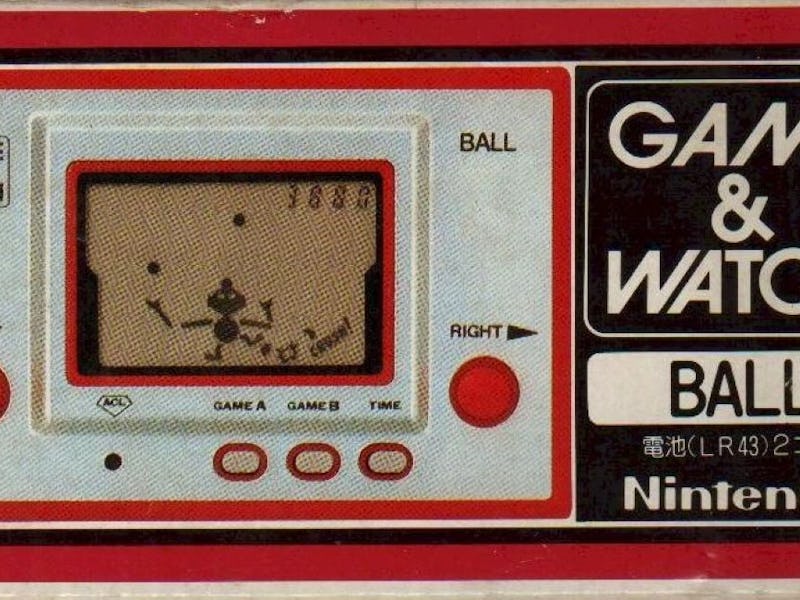 1980's original Game & Watch handheld