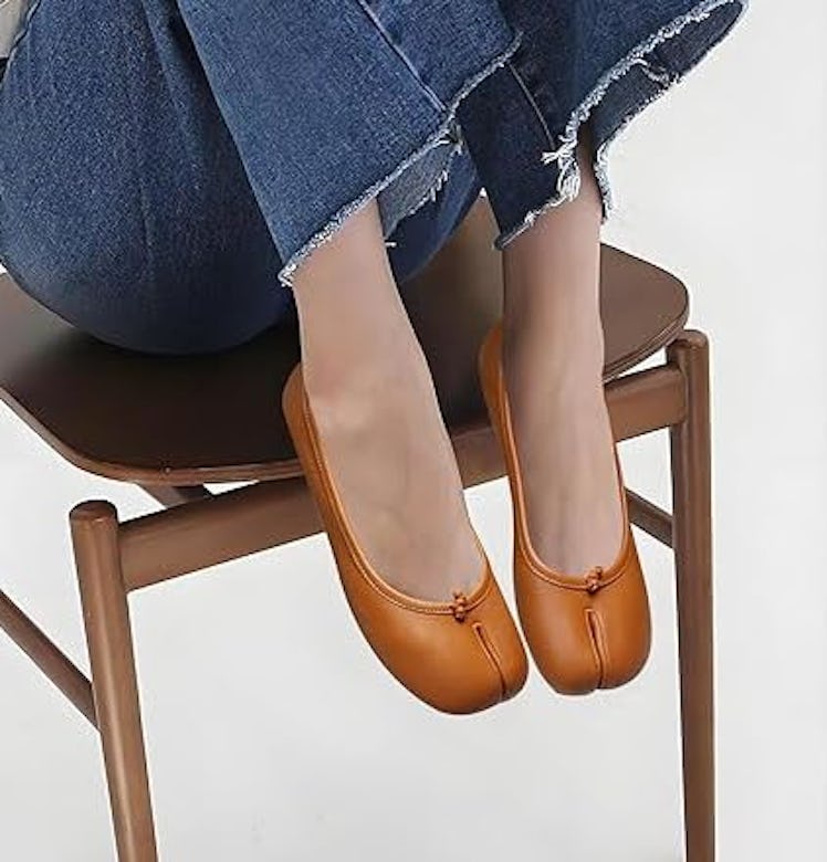 Tabi Toe Ballet Flats