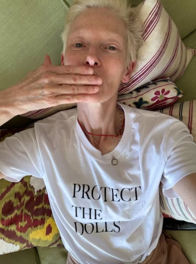 'Protect The Dolls': All the Celebs Who Have Worn the Viral T-Shirt 4 screen shot 2025 04
