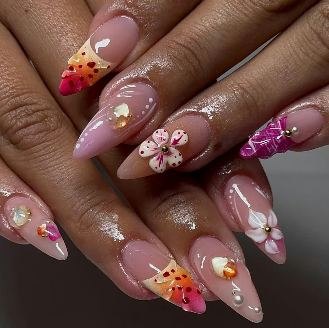 Party‑Ready 3D Sculpted Nail Art