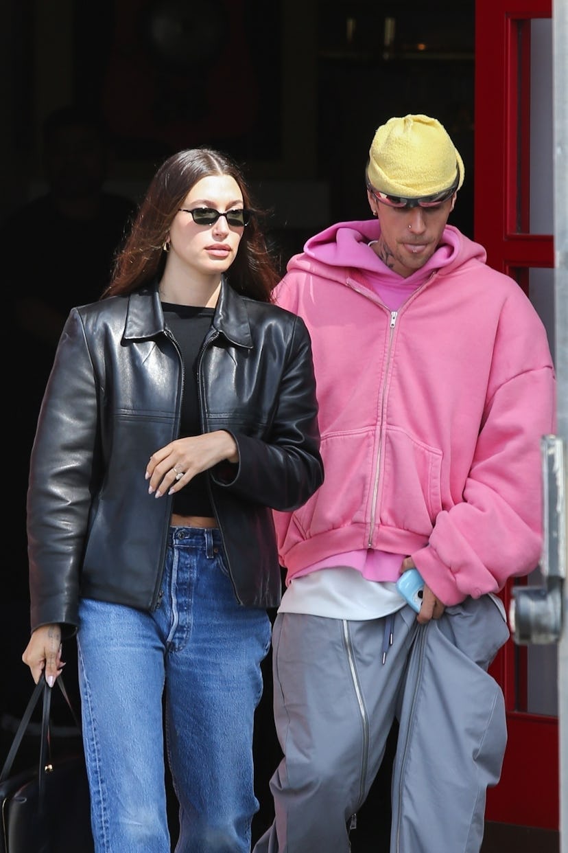 Hailey and Justin Bieber, April 24, 2025.